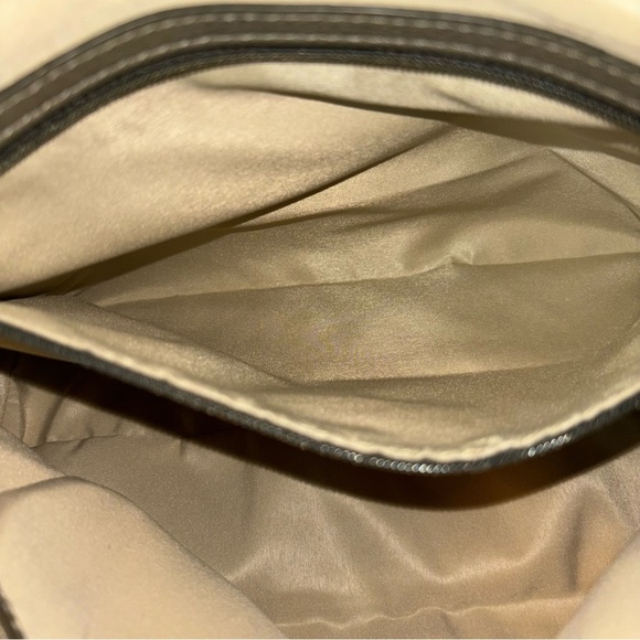 🔥SALE Cole Haan Woven Flap Shoulder Messenger Bag w/Crossbody Strap Olive Green - Picture 5 of 12